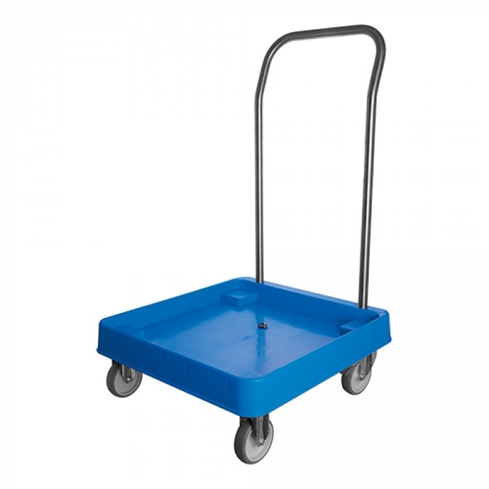 Chariot à casier+barre de guidage